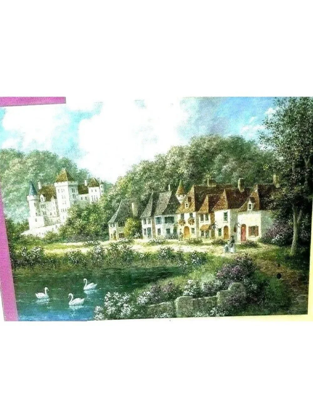 Puzzle Rose Art The Puzzle Collection Riverside Village 750 Pc Jigsaw 97175 NEW